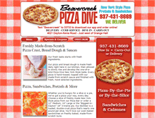 Tablet Screenshot of beavercreekpizza.com